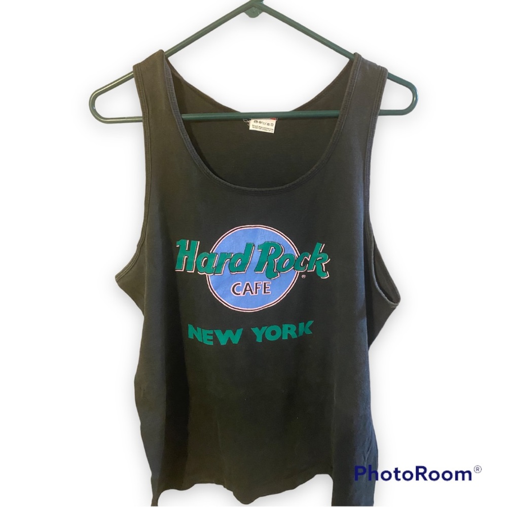 😎😎trendy Hard Rock Cafe New York Tee Sz L